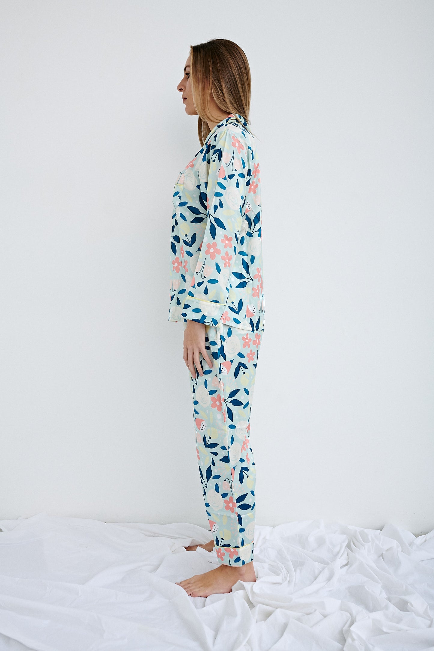 AMIE LONG SLEEVE SILK SET