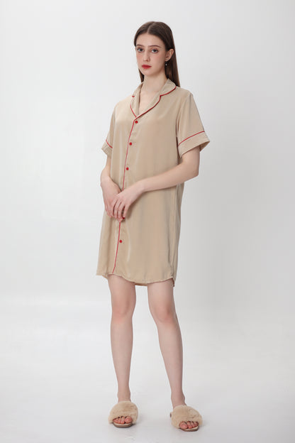 Selena Beige Nightshirt