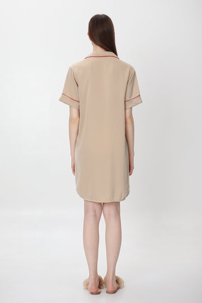 Selena Beige Nightshirt