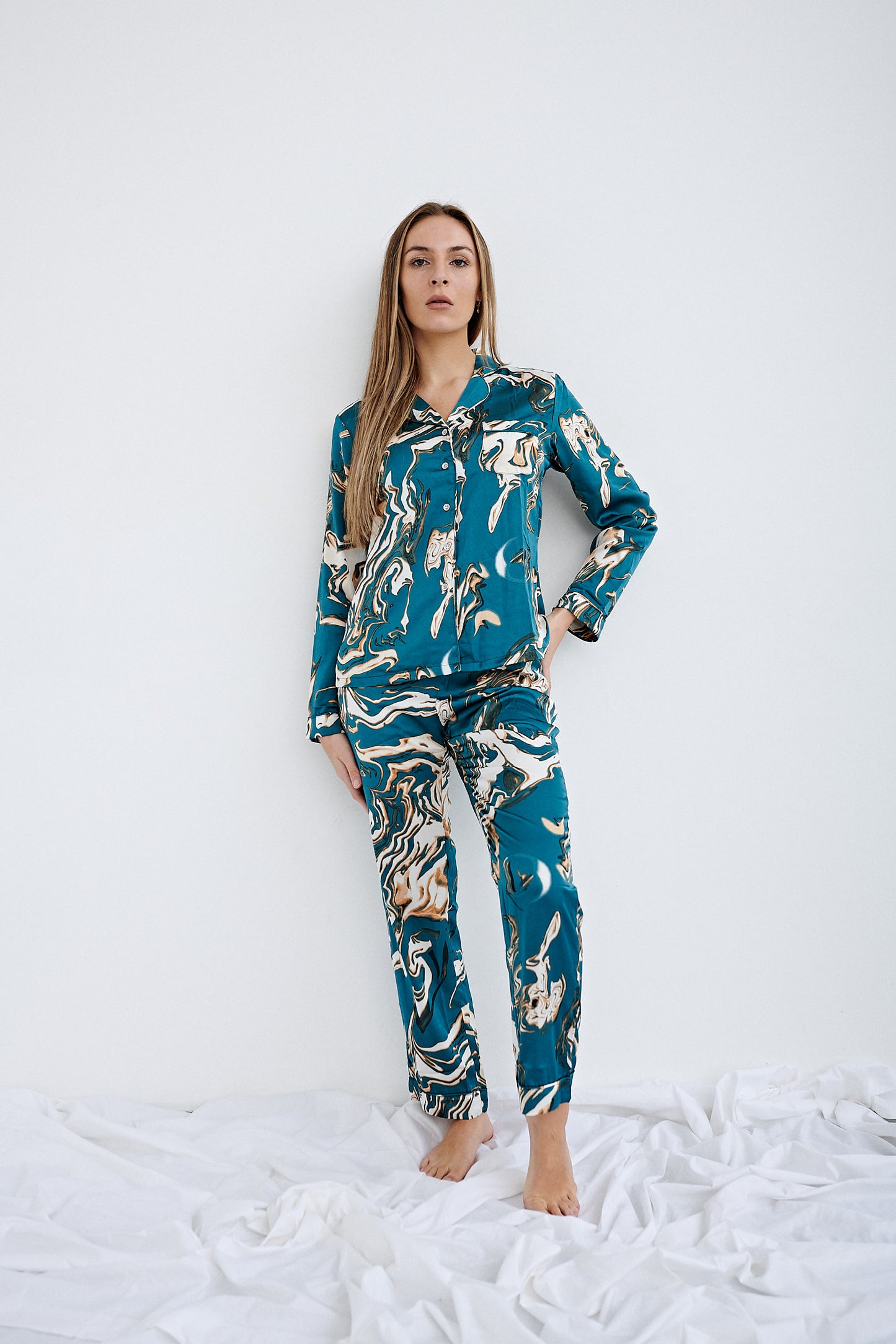 Annie Silk Pyjama Set