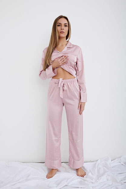 Lana Pink Silk Set