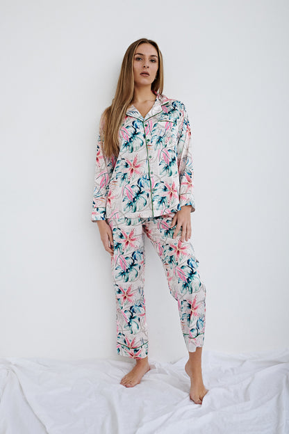 LILY LONG SLEEVES SILK SET