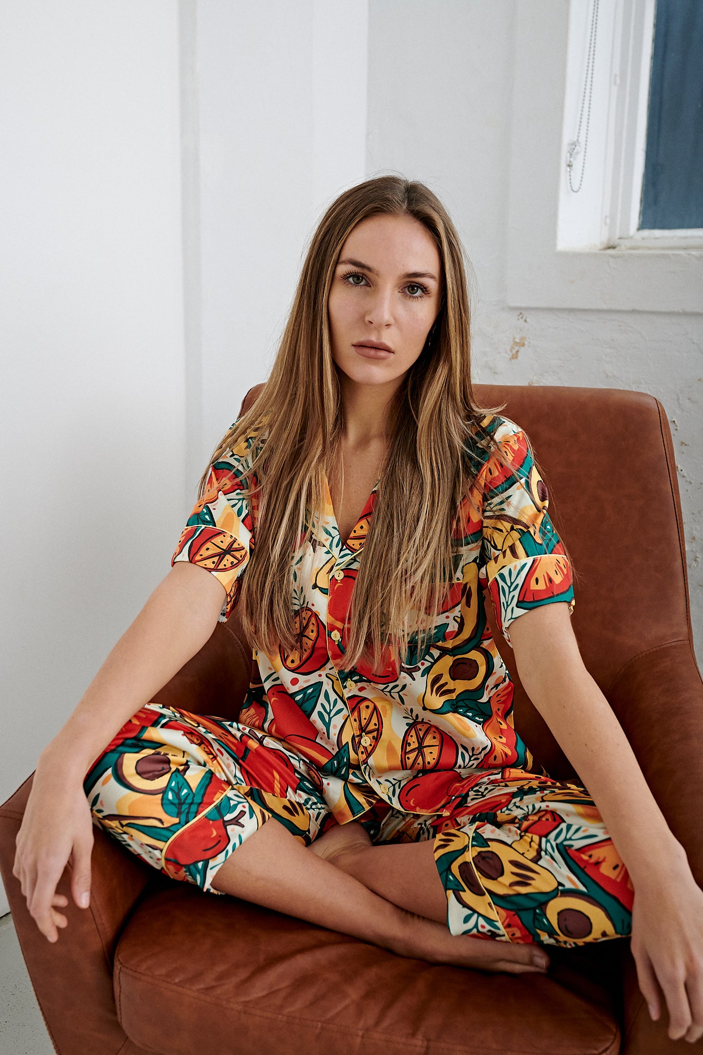 Amelia Silk Pyjamas Set